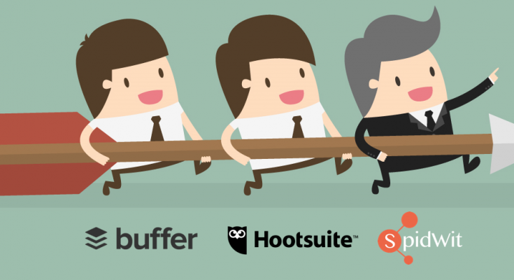 potenzia buffer hootsuite con Spidwit