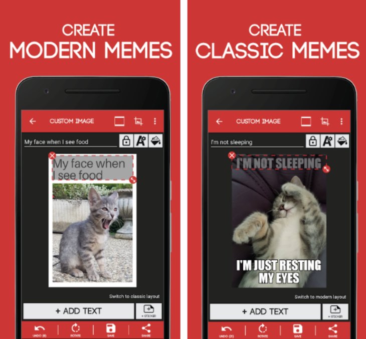 App creare meme