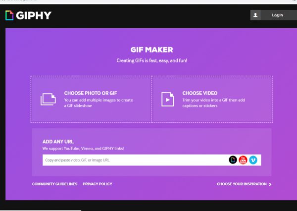 giphy: primo tool per creare gif