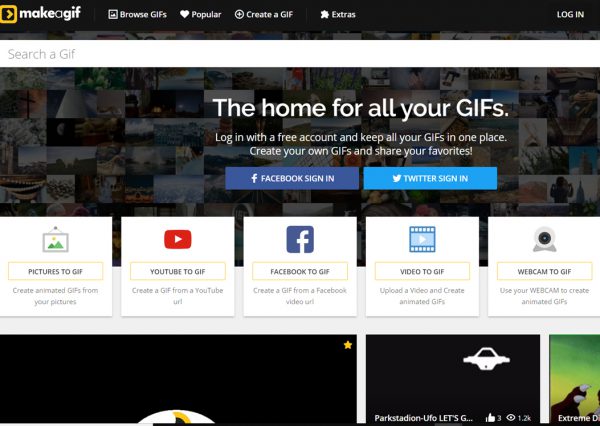 Make a gif: secondo tool per creare GIF