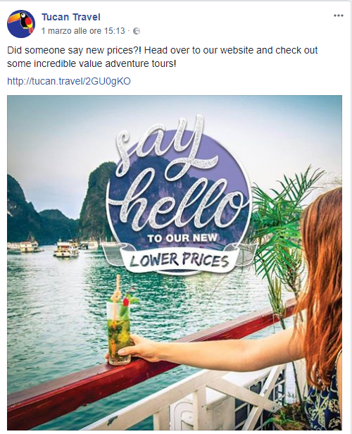 social post travel agencies